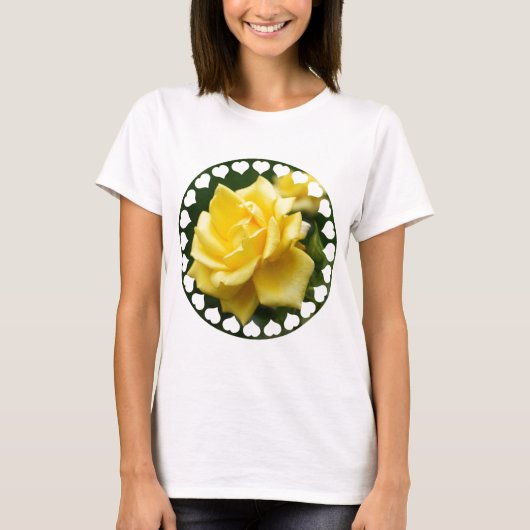 T-shirt Rose jaune du Texas (Devant)