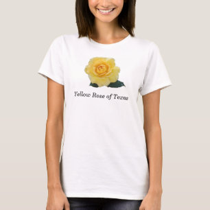 T-shirt Rose jaune du Texas