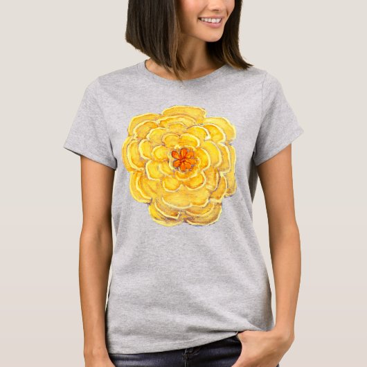 T-shirt Rose jaune | Hilma af Klint | (Devant)