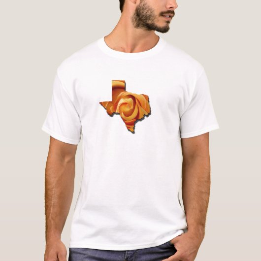 T-shirt Rose jaune le Texas (Devant)