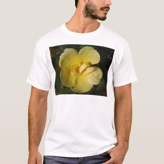 T-shirt Rose jaune sauvage (Devant)
