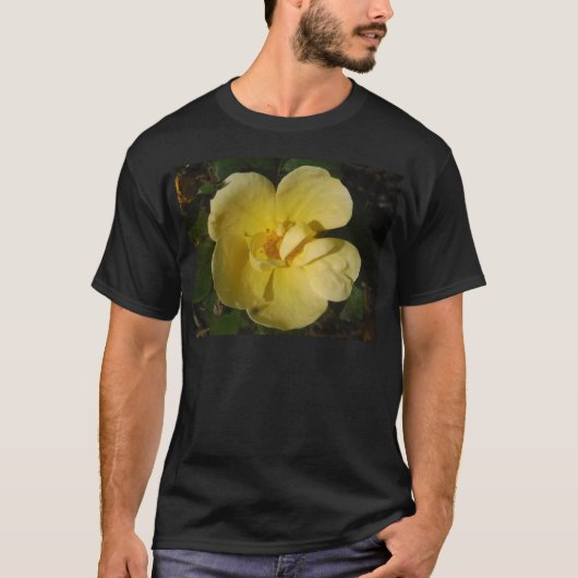 T-shirt Rose jaune sauvage (Devant)