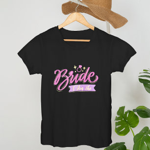 T-shirt Rose Je Suis La Mariée Enterrement De Vie De Jeune