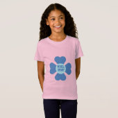 T-shirt rose  jersey fin  AMOUR  NOEL  SPORT  (Devant entier)