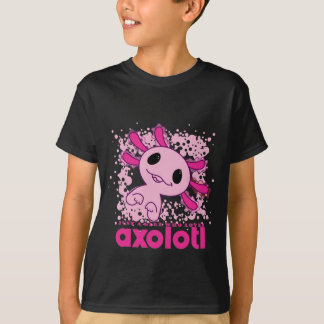 T-shirt Rose Juste Une Fille Qui Aime Axolotl