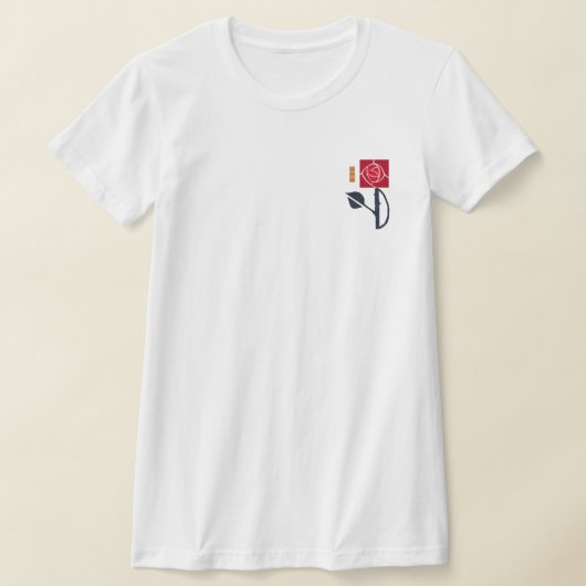 T-shirt Rose MacIntosh (Poser)