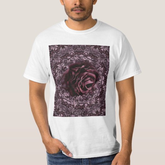 T-shirt Rose Mandala (Devant)
