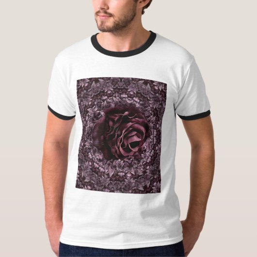 T-shirt Rose Mandala (Devant)