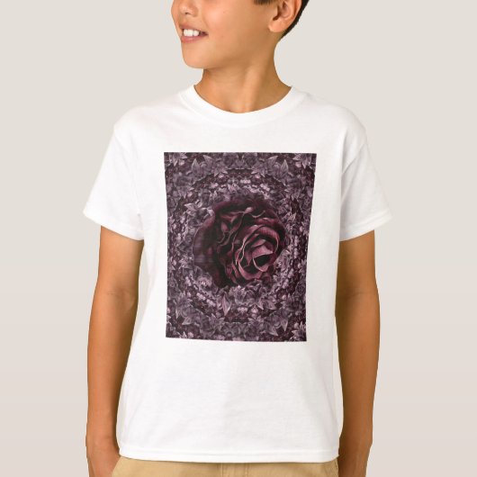 T-shirt Rose Mandala  (Devant)