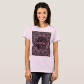 T-shirt Rose Mandala (Devant entier)