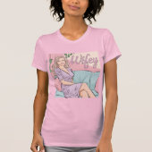 T-shirt rose mince (Devant)