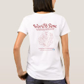 T-shirt Rose mondial (Dos)