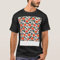 Rose Motif Sans Faille Joli Boule Floral