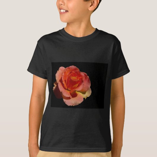 T-shirt Rose orange 2 (Devant)