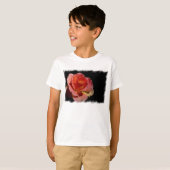 T-shirt Rose orange 2 (Devant entier)