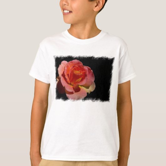 T-shirt Rose orange 2 (Devant)