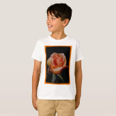 T-shirt Rose orange 3 (Devant entier)