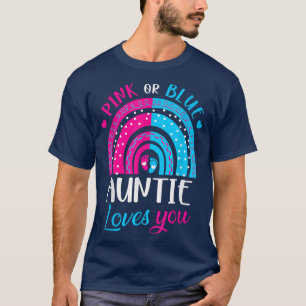 T-shirt Rose ou Bleu Auntie You Rainbow Genre Revea