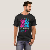 T-shirt Rose Ou Bleu Big Brother Vous Aime Rainbow Genre (Devant entier)