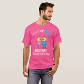 T-shirt Rose Ou Bleu Frère Déjà Vous Aime Nouveau Bébé Pr (Devant entier)