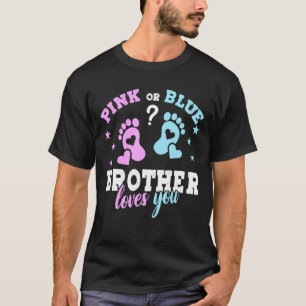 T-shirt Rose Ou Bleu Frère Vous Aimez Fête des pères