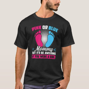 T-shirt Rose ou bleu maman mais génial Genre Reveillez ros