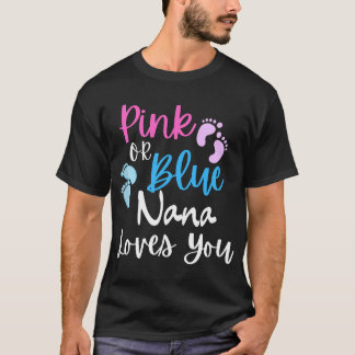 T-shirt Rose Ou Bleu, Nana Vous Aime Révéler Le Sexe Annou