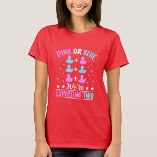 T-shirt Rose ou Bleu, nous nous attendons à deux (4)