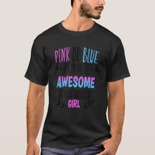 T-shirt Rose Ou Bleu Nous Vous Aimons Genre Reveillez Équi