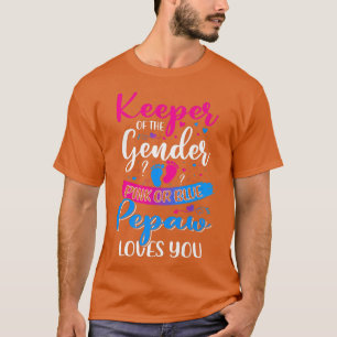 T-shirt Rose Ou Bleu Pepaw Aime Vous Garder Révélation De
