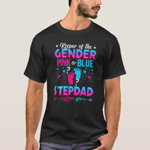 T-shirt Rose Ou Bleu Stepdad Vous Aime Genre Révéler Migno