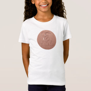 T-Shirt Rose personnalisé Parties scintillant Gold Design