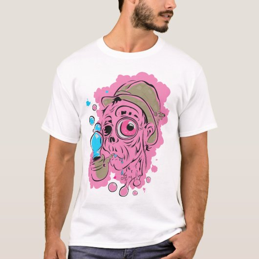 T-shirt ROSE pétillant de désordre (Devant)