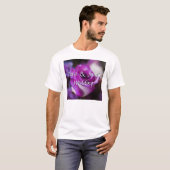 T-shirt Rose pourpre (Devant entier)