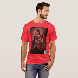 T-shirt Rose, Reine des Coeurs