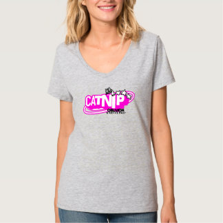 T-Shirt Rose Rétro Catnip Oblivion Esthétique Y2K