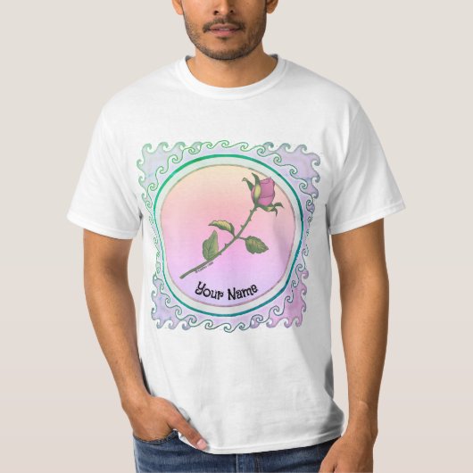 T-shirt Rose rose (Devant)