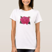 T-shirt Rose rose (Devant)