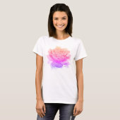 T-shirt Rose rose (Devant entier)