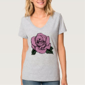 T-shirt rose rose (Devant)