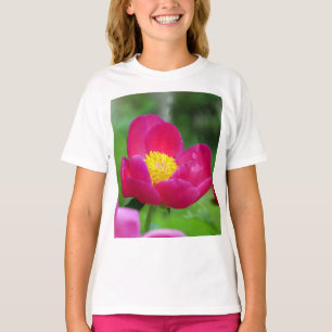 T-shirt Rose rose chaud