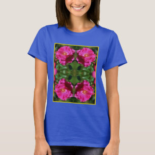 T-shirt Rose rose Peinture Abstraite Fleur Art