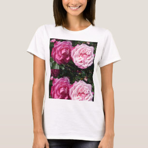 T-shirt Rose Rose Photo art T Chemise