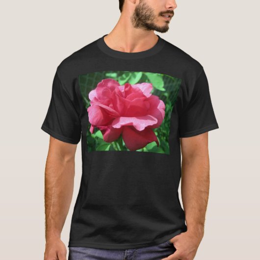 T-shirt Rose rouge (Devant)