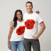 T-shirt Rose Rouge (Unisexe)