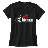 T-shirt Rose Rouge Chicana