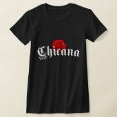 T-shirt Rose Rouge Chicana (Poser)