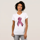 T-shirt rose-ruban (Devant entier)