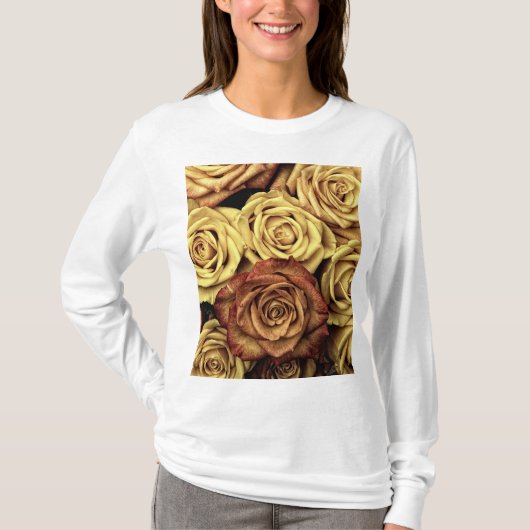 T-shirt Rose sepiqué (Devant)