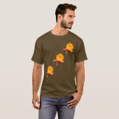 T-shirt Rosebustes Jaunes Fleur Nature (Devant entier)